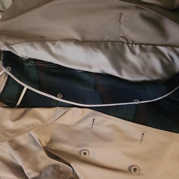 Lined Trench Coat Full Length Tan coloured VIPetites size 14 - Picture 4 of 6